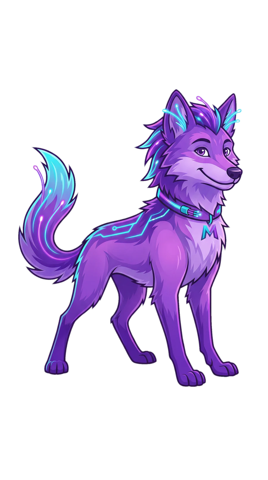 Guará Roxo - Mascote MayLink